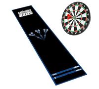 Dart Floor Guard - Throw Line Mat, Anti Damage Protection with Distance Marking, Carpet Layer, Game Accessory, Dart Mat for Game Room Recreation Center Sports Club Basement Garage Practice Use
