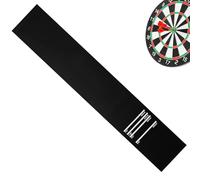 Dart Floor Pad, Crystal Velvet 3mm Non-slip Shock Absorbing Rug With 4 Throw Distances, 300x34cm Dart Board Mat For Floor, For Men Women Adult Outdoor Indoor Playroom Bar Party