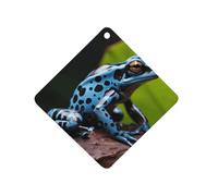 Dart Frog Blue Car Air Freshener Hanging, Long Lasting Scented Car Aromatherapy Tablets, Rhombus Fragrance Scented Cards for Vehicles, Bedroom, Wardrobe White-style