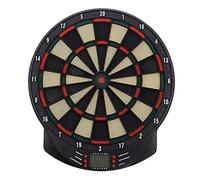 Dart Game for Adults, Electronic Darts Board Set Automatic Scoring Display Score Dart Plate Board (Color : Black) (Black)