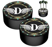 Dart Holder,Mini Darts Station,Stylish Darts Storage Rack For Soft&Steel Tip Darts,Dart Board Accessories For Home&Club Use,Space-Saving Dart Dock With Secure Grip,Dartdock For 12 Darts. (2PCS F)