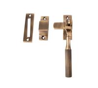 Dart Knurled Casement Fastener - Antique Brass