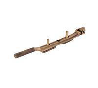 Dart Knurled Window Casement Stay - 200mm - Antique Brass