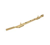 Dart Knurled Window Casement Stay - 300mm - Polished Brass