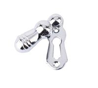 Dart Lined Bell Covered Escutcheon - Polished Chrome