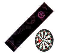 Dart Mat with Throw Line,Portable Non-Slip Crystal Velvet with Throw Line,Protective Dart Mat - for Game Room Recreation Center Sports Club Office Break Room Garage Dormitory