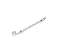 Dart Monkey Tail Solid Brass Window Stay 12" (300mm) - Polished Chrome