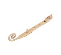 Dart Monkey Tail Solid Brass Window Stay 8" (200mm) - Satin Brass
