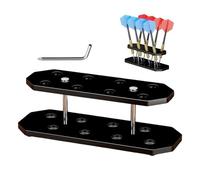 Dart Organizer Rack - Transparent Acrylic Display Stand, 8 Capacity Storage Shelf | Acrylic Darts Holder For Family Entertainment Room Indoor Games And Sports Lovers, Accessories For Space-saving Da