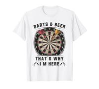 Dart Player Dart Board One Dart Competition Arrow Darting T-Shirt