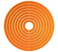 Dart Practice Rings - 8 Precision Training Rings with Ultimate Darts Improvement Kit, Includes 5 Bonus Games for Accuracy and Skill Development (Orange)