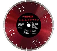 DART Red Ten PRO AC-DUO Diamond Blade 350D x 25.4B - Diamond Cutting Disc with Laser Welded Segments - Concrete/Asphalt Cutting Disc for Floor Saw/Road Saw - Concrete Tools/Asphalt Tools Essential