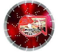 Dart Red Ten Ultra LMI-15 Landscaper Multipurpose Diamond Blade 350Dmm x 20B - Diamond Angle Grinder Blades - Grinder Cutting Discs for Air Cut Off Tool - GrinderBlade Concrete Tools Essential