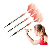 Dart set Professional, soft tip darts 3-piece game with | Colourful dart flights for bar game, friends party, dart board