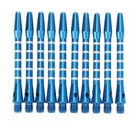 Dart Shafts Aluminum Alloy Replacement Thread Dart Stems with Locking Hole 10PCS Set for Indoor Sports Activities Durable Rustproof 53mm (Blue)