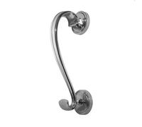 Dart Sloane Door Knocker On Round Rose - Polished Chrome