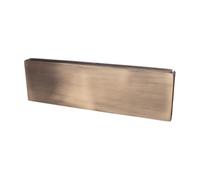 Dart Solid Cast Brass Door Letter Plate Internal Tidy (12 x 4 Inch) - Brass Door