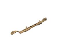 Dart Solid Cast Brass Metal Classic Victorian Spoon End Casement Window Stay - Antique Brass (10 Inch)