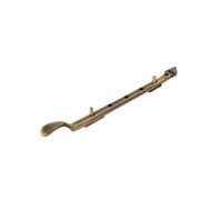 Dart Solid Cast Brass Metal Classic Victorian Spoon End Casement Window Stay - Antique Brass (12 Inch)
