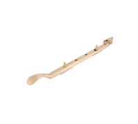 Dart Solid Cast Brass Metal Classic Victorian Spoon End Casement Window Stay - Satin Brass (10 Inch)