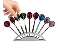 Dart Storage Wall Mount - 9-Hole Display Rack, Holder Accessory with Durable Material, Game Room Organizer Easy Access, Home Decor Tool Space-Saving Design, Indoor Use for Bedroom Living Room Studio