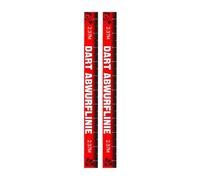 Dart Throw Line Floor Sticker Repositionable - Waterproof Tape 2-Piece Dart