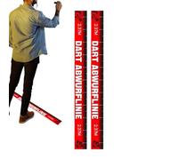 Dart Throwing Line - 22.05 x 1.97 Inch Darts Throwing Line, Dart World , High Visibility Solves Line Markers | On All Hard Surfaces, Professional Accessories, for Floor and Darts Tips