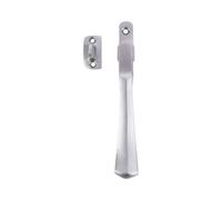 Dart Victorian Brass Window Fastener Night Vent, With Wedge Plate - Satin Chrome