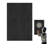 Dart Wall Protector - 35.43 Inch Felt Backboard, Black Safety Shield | Polyester Fibre Construction, 1.2 cm Thick Protective Walls During Game, Ideal For Playing