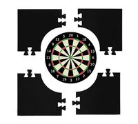 Dart Wall Protector - Foam Board Frame Between Lock, Square Shield Panels for Dart Safety, Surround Protection in 4 Pieces, Dart Edge Guard