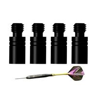 Dart Weights | 4-Piece Black 1/4 Inch Brass Dart Weight Regulator | Adjustment Tool for Training Exercise Competitions Outdoor Fun Adult Players