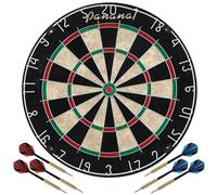 Dartbaord Steel Dart Board Dartbard Set with 6pcs Professional Steel Tip Darts