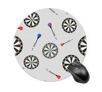 Dartboard And Darts Mouse Pad Computer Mouse Mat Mousepad | Gaming Mouse Pad,with Non-Slip Rubber Base,Desk Mat,for Office Home Desk,Mousemat