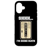 Dartboard Dart Funny Shhh Im Doing Math Case for iPhone 16