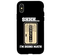 Dartboard Dart Funny Shhh Im Doing Math Case for iPhone X/XS