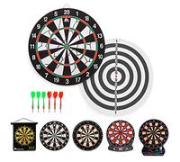 Dartboard Darts Set (Double Sided 17")