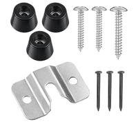 Dartboard Mounting Bracket Kit, Portable Dartboard Holder Wall Mount Includes Screws, Nails and Stabilisers Dart Board Hanging Hardware Kit Wall Bracket for Hanging Dartboards Dart Games Accessories