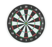 Dartboard Round Glass Worktop Saver - Novelty Pub Sports Bar Gift - Textured Kitchen Chopping/Cutting Board Worktop Protector with Non-Slip Feet 30cm x 30cm (12" x 12")