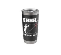 Dartboard Shhh I'm Doing Math Funny Darts Stainless Steel Insulated Tumbler