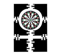 Dartboard Wall Protection - Dartboard Surround Wall Protector | 6pcs Lightweight Dart Board Backing, Spliced Wall Protector, Long Strip Dart Target Protection Ring Dart Board Protection Ring