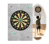 Dartboard Wall Protection, Wall Border for Dartboard, Dart Wall Protection, Felt Dartboard Wall Protection, Self-Adhesive Dartboard Protection for Wall Protection, Dartboard Back, Felt Wall Tiles