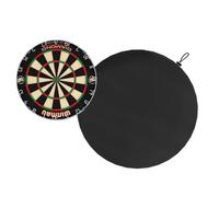 Dartboard Wall Protector Surround, Square Dartboard Surround Guard for Steel Tip Dart Accessories, Matte Black Wall Protection for Man Cave Decor and Home Game Room Practice Setup
