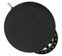 Dartboard Wall Protector, Waterproof Oxford Board Surround Cover, 24x3 Inch Protective Case for Indoor Outdoor Darts, Black