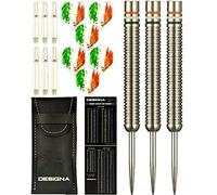 Dartfellas 24g 90% Tungsten Flag of Ireland Fighting Irish Patriot X Steel Tip Dart Set, Flights & Shafts Included (2 Sets Each), w/Travel Case, 24 Grams