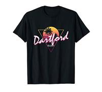 Dartford Kent 80s Retro graphic Funny Sunset T-Shirt