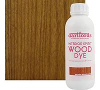 dartfords Brown Mahogany Interior Spirit Based Wood Dye - 1 litre Bottle
