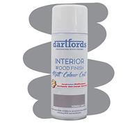 dartfords Country Colours Interior Furniture and Craft Matt Spray Paint - 400ml Aerosol, Tower Grey