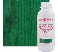 dartfords Emerald Green Interior Spirit Based Wood Dye - 1 litre Bottle