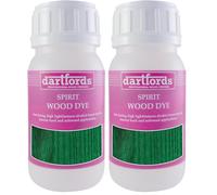 dartfords Emerald Green Interior Spirit Based Wood Dye - 250ml Bottle (Pack of 2)