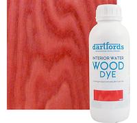 dartfords FS6186 Red Interior Water Based Wood Dye 1 Litre Bottle